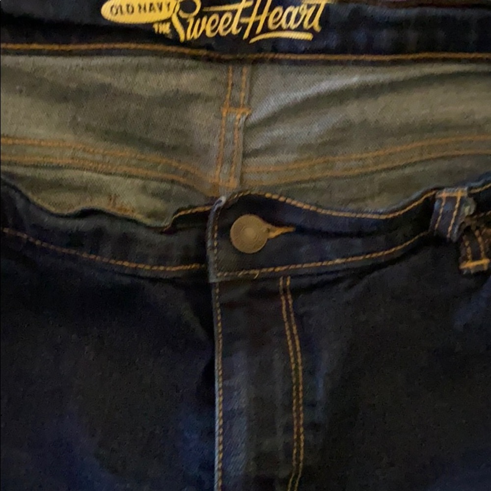Womens old navy jean shorts size 16